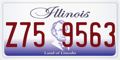 IL license plate Z759563