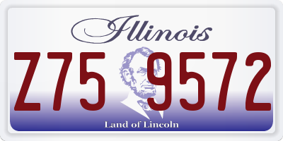 IL license plate Z759572