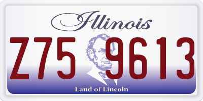 IL license plate Z759613