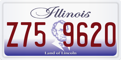 IL license plate Z759620