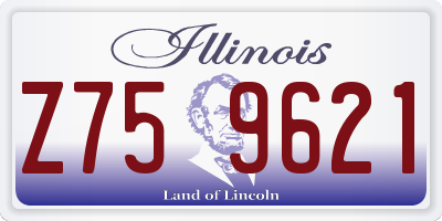 IL license plate Z759621