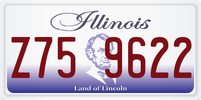 IL license plate Z759622