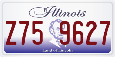 IL license plate Z759627