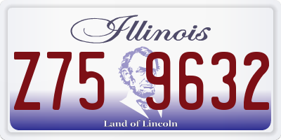 IL license plate Z759632