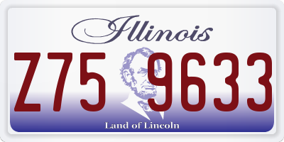 IL license plate Z759633