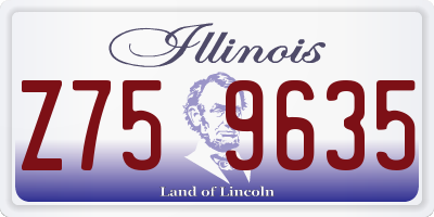 IL license plate Z759635