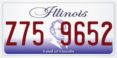 IL license plate Z759652