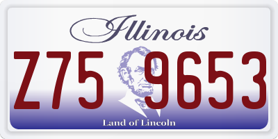 IL license plate Z759653