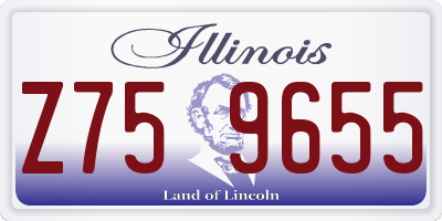 IL license plate Z759655