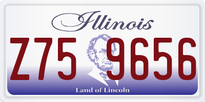 IL license plate Z759656