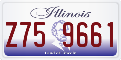 IL license plate Z759661