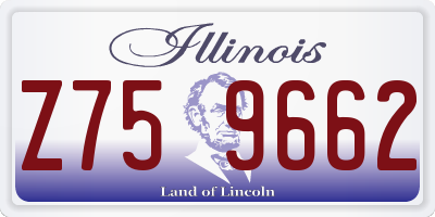 IL license plate Z759662