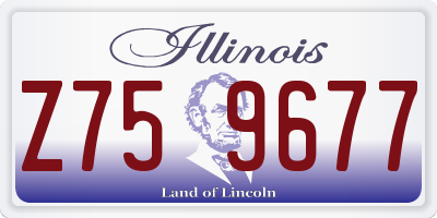 IL license plate Z759677