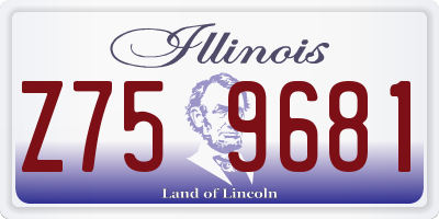 IL license plate Z759681