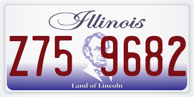 IL license plate Z759682