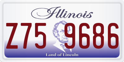 IL license plate Z759686