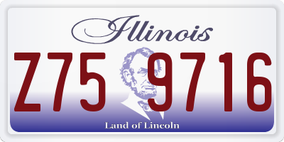 IL license plate Z759716