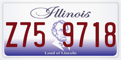 IL license plate Z759718