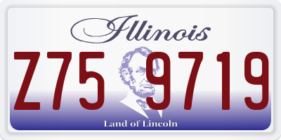 IL license plate Z759719