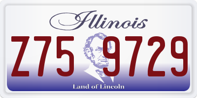 IL license plate Z759729