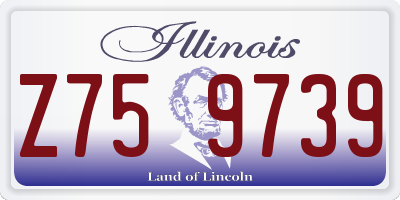 IL license plate Z759739
