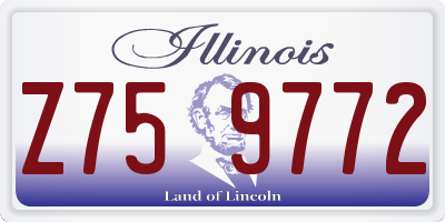 IL license plate Z759772