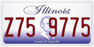 IL license plate Z759775