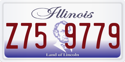 IL license plate Z759779