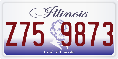 IL license plate Z759873