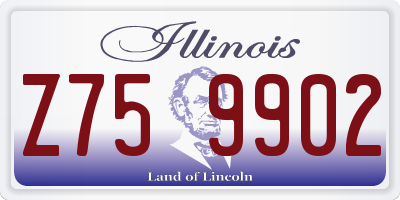 IL license plate Z759902