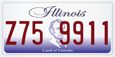 IL license plate Z759911
