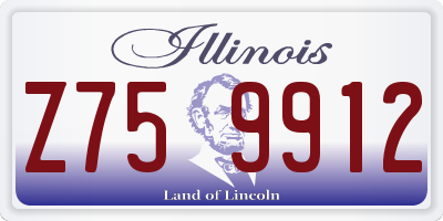 IL license plate Z759912