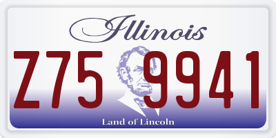 IL license plate Z759941