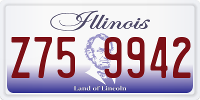 IL license plate Z759942