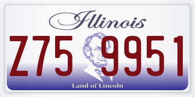 IL license plate Z759951