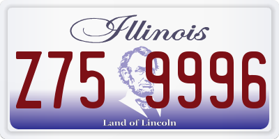 IL license plate Z759996