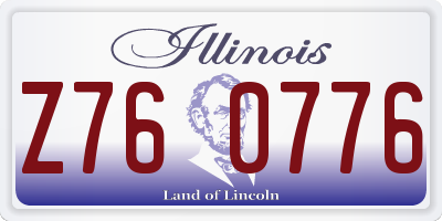IL license plate Z760776