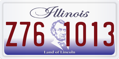 IL license plate Z761013