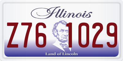 IL license plate Z761029