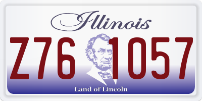 IL license plate Z761057