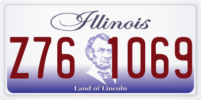 IL license plate Z761069