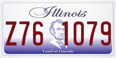 IL license plate Z761079