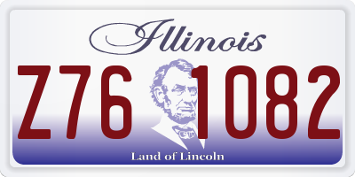IL license plate Z761082