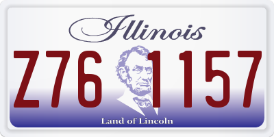 IL license plate Z761157