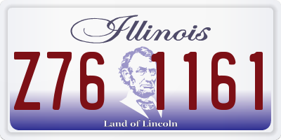 IL license plate Z761161
