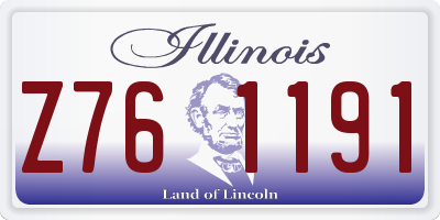 IL license plate Z761191