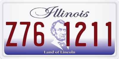 IL license plate Z761211