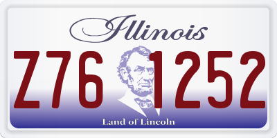 IL license plate Z761252