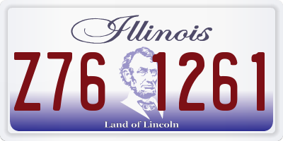 IL license plate Z761261