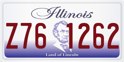 IL license plate Z761262